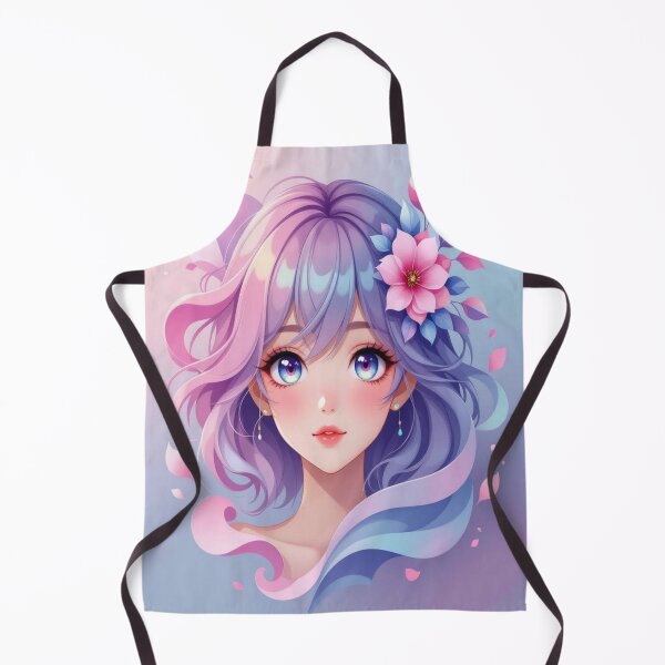 Item preview, Anime Elegance – Soft Eyes & Pastel Dreams in poetic Flow designed and sold by FotoworldEdel.