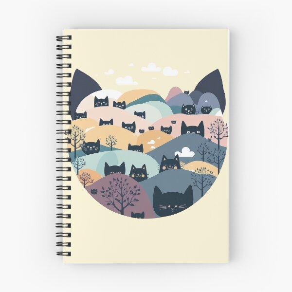 Item preview, Cat Landscape 4 designed and sold by TheSamuraiCat.