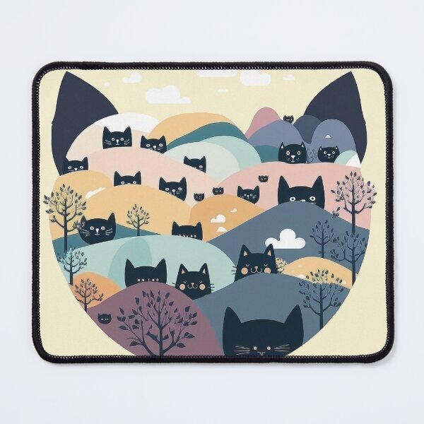 Item preview, Cat Landscape 4 designed and sold by TheSamuraiCat.