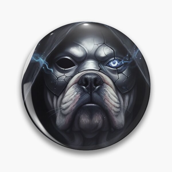 Item preview, Mysterious Shadow Mask Bulldog - Gothic Carnival designed and sold by ARTReMi.