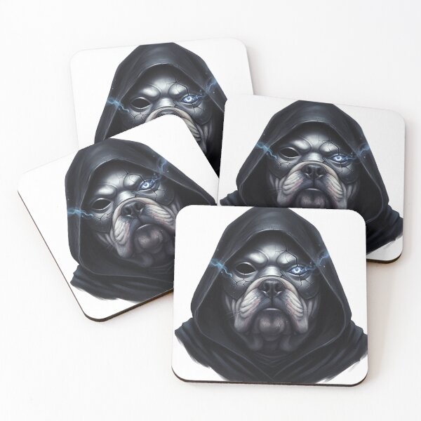 Item preview, Mysterious Shadow Mask Bulldog - Gothic Carnival designed and sold by ARTReMi.