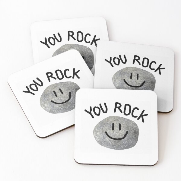 Item preview, You Rock Minimalist Wordplay Statement designed and sold by CreareAT.
