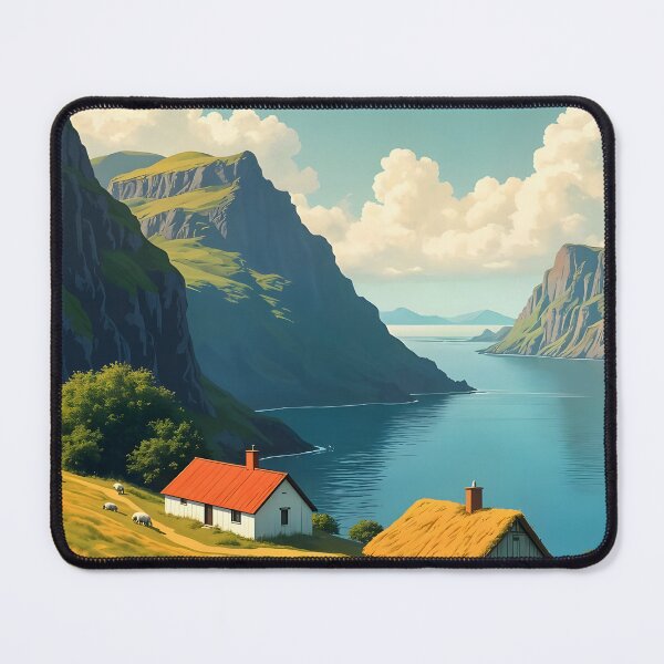 Item preview, Faroe Islands travel poster designed and sold by Robert Lacy.