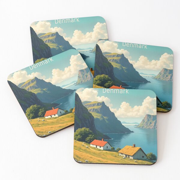Item preview, Faroe Islands travel poster designed and sold by Robert Lacy.