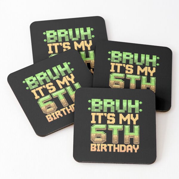 Item preview, Birthday Boy It's My 6th Birthday Video Game Pixel 1 designed and sold by MythWoot.