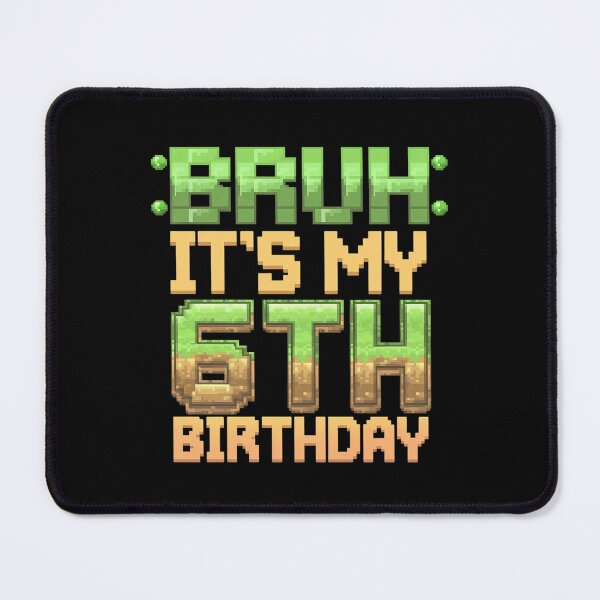 Item preview, Birthday Boy It's My 6th Birthday Video Game Pixel 1 designed and sold by MythWoot.