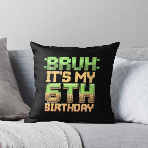Item preview, Birthday Boy It's My 6th Birthday Video Game Pixel 1 designed and sold by MythWoot.