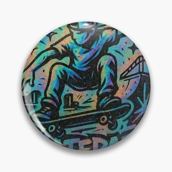 Item preview, Sticker style faceless skateboarder mid ollie over word SKATEPARK designed and sold by Creative88Art.