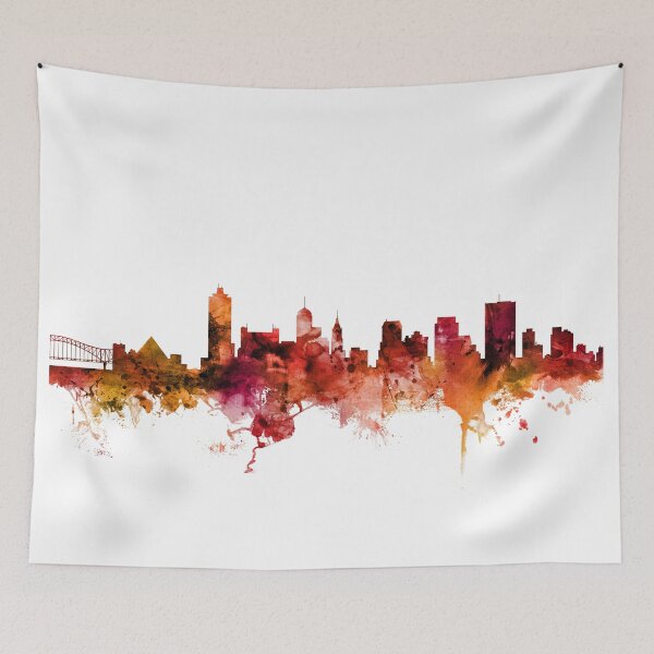 Item preview, Memphis Tennessee Skyline designed and sold by ArtPrints.