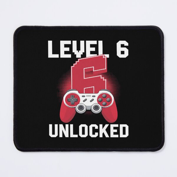 Item preview, Level 6 Unlocked Video Games Gaming 6th Birthday designed and sold by PowAcademy.