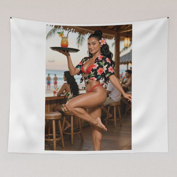 Item preview, Shanti server floral bikini beach balance designed and sold by CathryneDelamort.