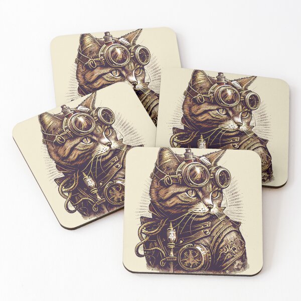 Item preview,  Steampunk Cat 6 designed and sold by TheSamuraiCat.