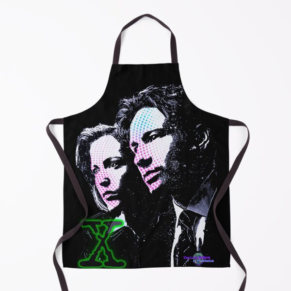Item preview, Mulder & Scully benday dot B & W designed and sold by Lost Waters of Enceladus.