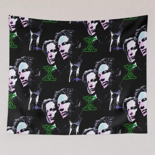 Item preview, Mulder & Scully benday dot B & W designed and sold by Lost Waters of Enceladus.