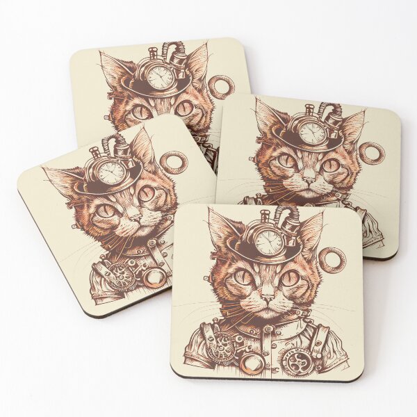 Item preview, Steampunk Cat 7 designed and sold by TheSamuraiCat.