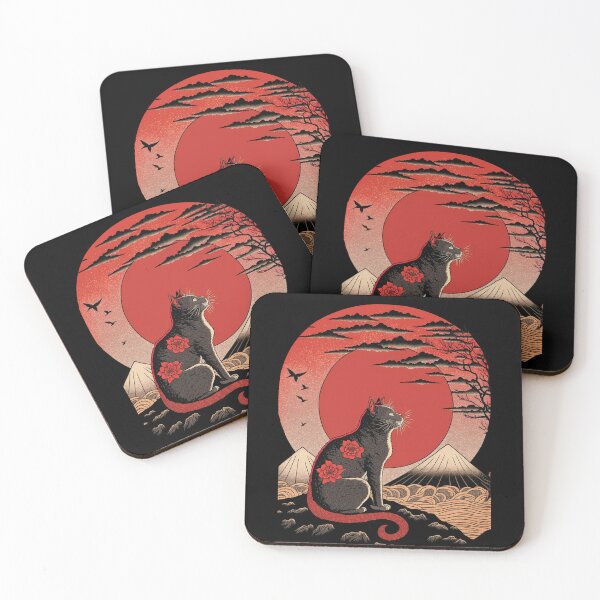 Item preview, Ukiyo e Cat designed and sold by TheSamuraiCat.