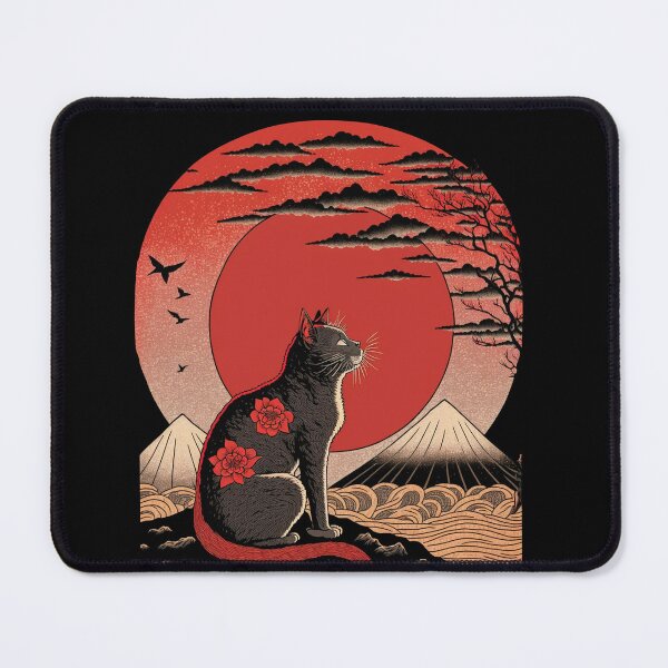 Item preview, Ukiyo e Cat designed and sold by TheSamuraiCat.