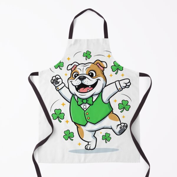 Item preview, Lucky Jig Bulldog - St. Patrick’s Day Dancer designed and sold by ARTReMi.