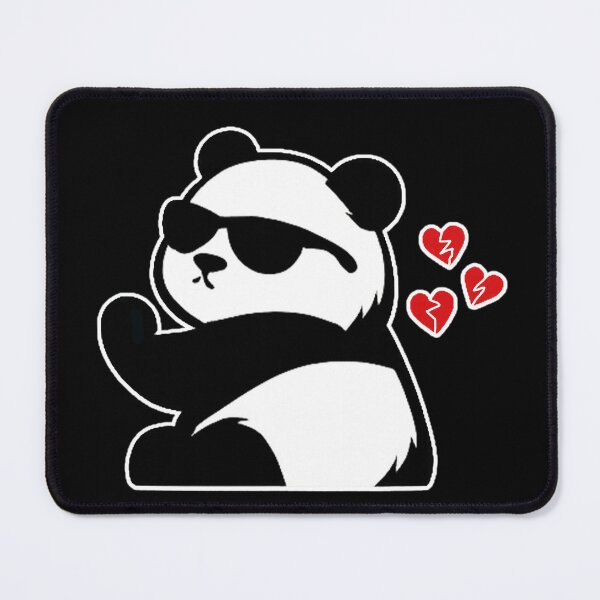 Item preview, Anti-Valentine's Panda – A cute rebel against love designed and sold by Ach&Koor.