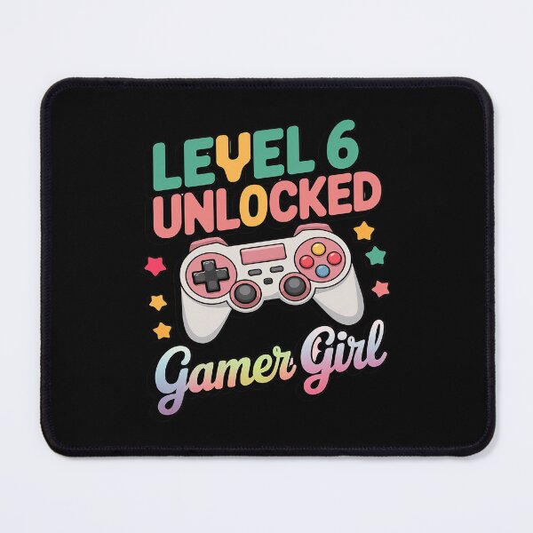 Item preview, Girls Level 6 Unlocked Video Gamer 6th Party designed and sold by PowAcademy.