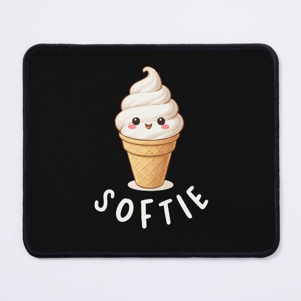 Item preview, Softie Kawaii Soft Ice Cream Minimalist Illustration designed and sold by CreareAT.