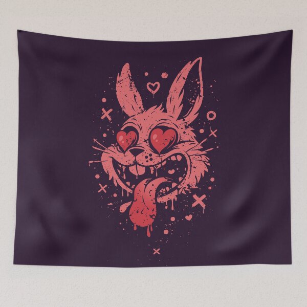 Item preview, Psycho Love Rabbit designed and sold by CamaleonDesigns.