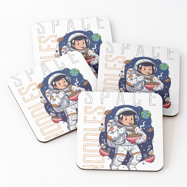 Item preview, Space Noodles – Astronaut Eating Ramen Funny Space Food T-Shirt designed and sold by ArtiFize Store.