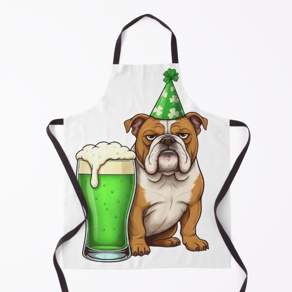 Item preview, Green Beer Security - St. Paddy’s Day Bulldog designed and sold by ARTReMi.