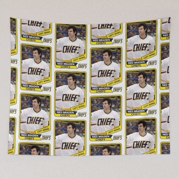 Item preview, Ned Braden Hockey Card - Slap Shot Movie designed and sold by darklordpug.