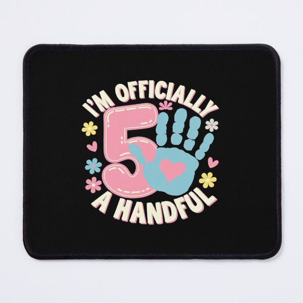 Item preview, Kids I'm Officially a Handful 5th Birthday Party Five  designed and sold by CombatTask.