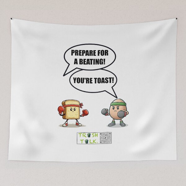 Item preview, Trash-Talk / Egg vs Toast -- by LoGoss designed and sold by LoGoss-Official.