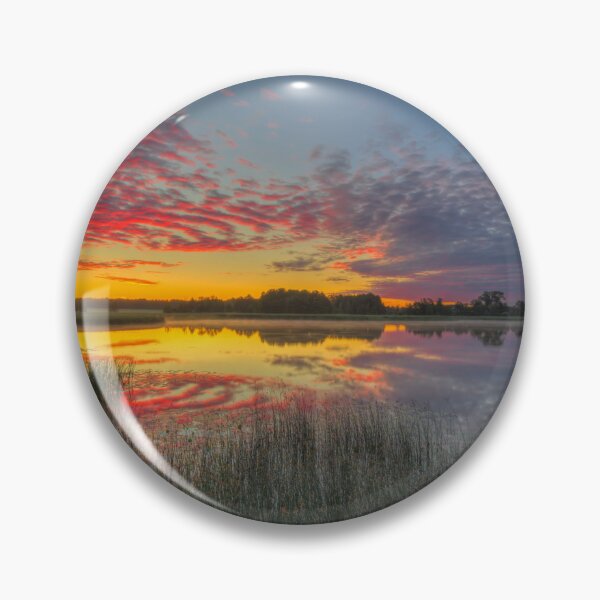Item preview, Vibrant Sunrise Over Serene Lake designed and sold by Veikko  Suikkanen.