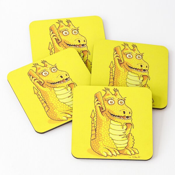 Item preview, Dino Comm (yellow) designed and sold by Michael Puckett.