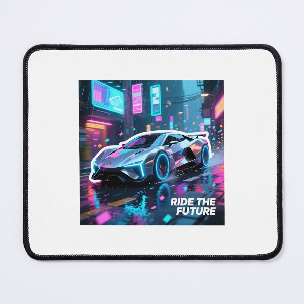 Item preview, Ride the Future Cyberpunk Car Sticker designed and sold by Maplyx.