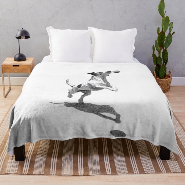 Item preview, A determined Jack Russell Terrier mid-jump as it chases a ball, Dogs in Motion designed and sold by CDC40.