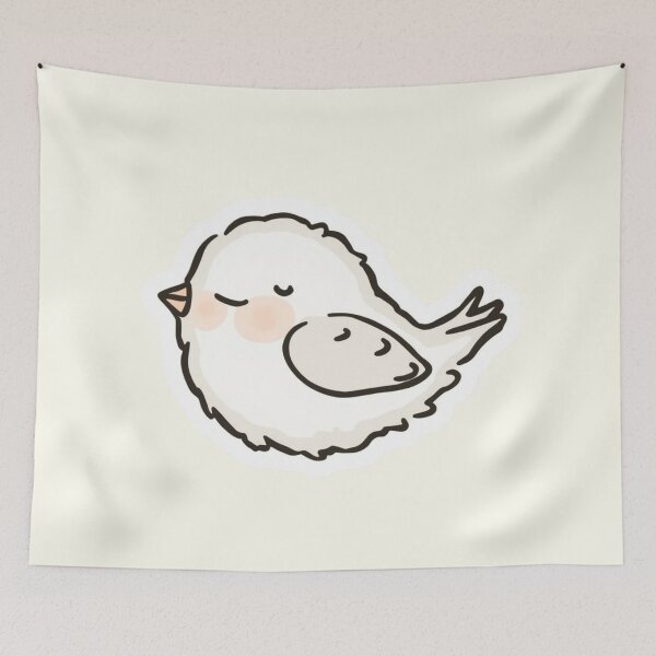 Item preview, Sleepy Chubby Bird - cute illustration designed and sold by soletstudio.