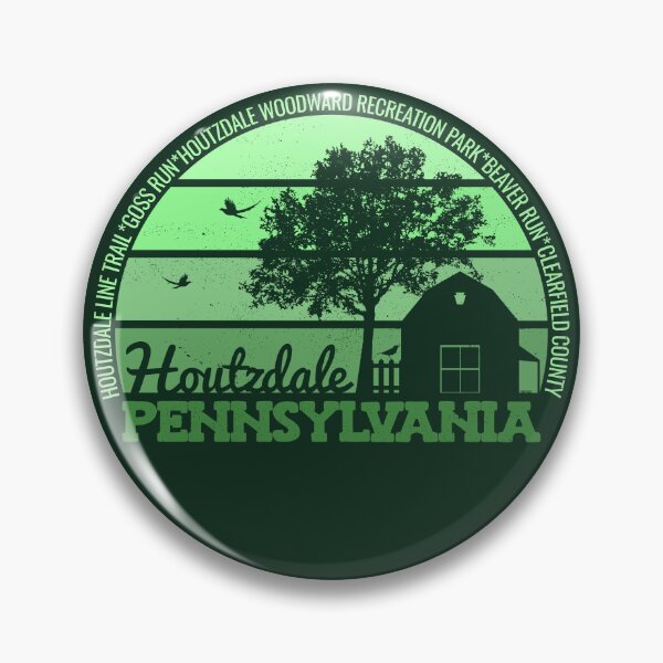 Item preview, Hutzdale Pennsylvania Sunset Retro Vintage Local Pride Logo designed and sold by CRHPOD20.
