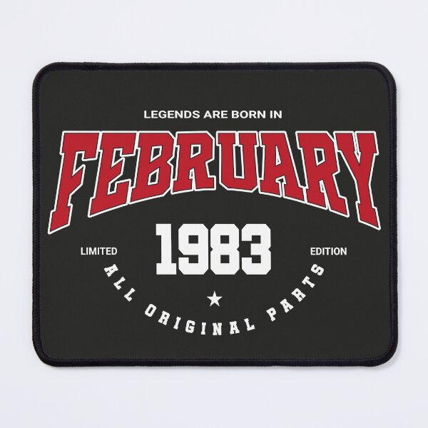 Item preview, February legends 1983 designed and sold by HB Shirts.