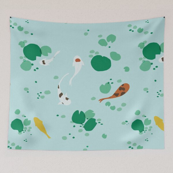 Item preview, Koi Pond from Above Pattern designed and sold by cozypersimmon.