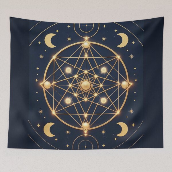 Item preview, Metatron’s Cube Sacred Metatron Alignment | Divine Sacred Geometry Art designed and sold by ArtivaNest.