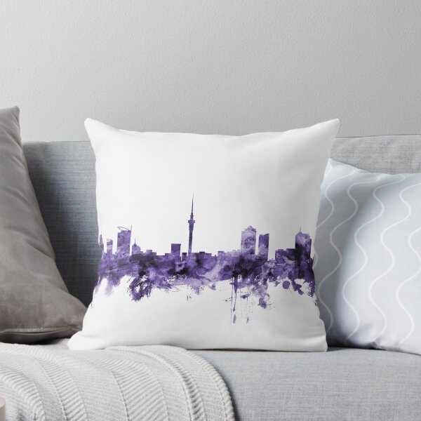 Item preview, Auckland New Zealand Skyline designed and sold by ArtPrints.