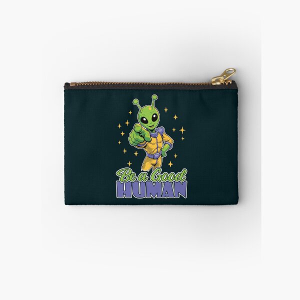 Item preview, Friendly Alien - Be a Good Human designed and sold by TheJollyDoodle.