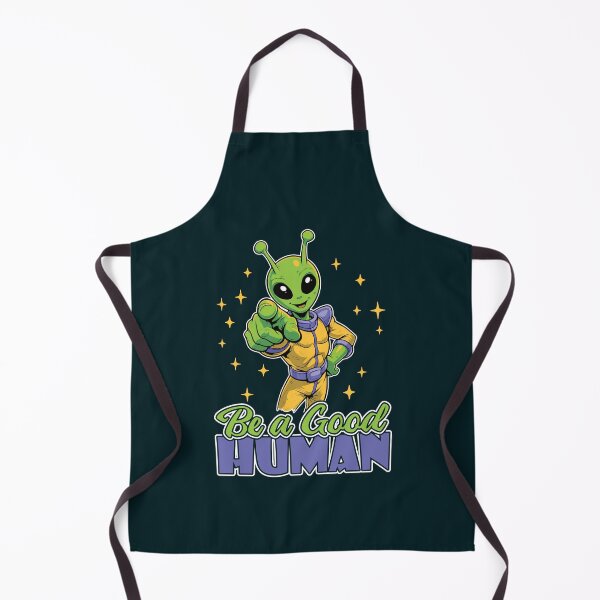 Item preview, Friendly Alien - Be a Good Human designed and sold by TheJollyDoodle.