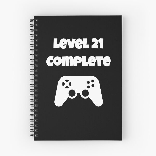 Item preview, Level 21 Completed 21st Birthday - Funny Video Game Design designed and sold by Superhero Gear.