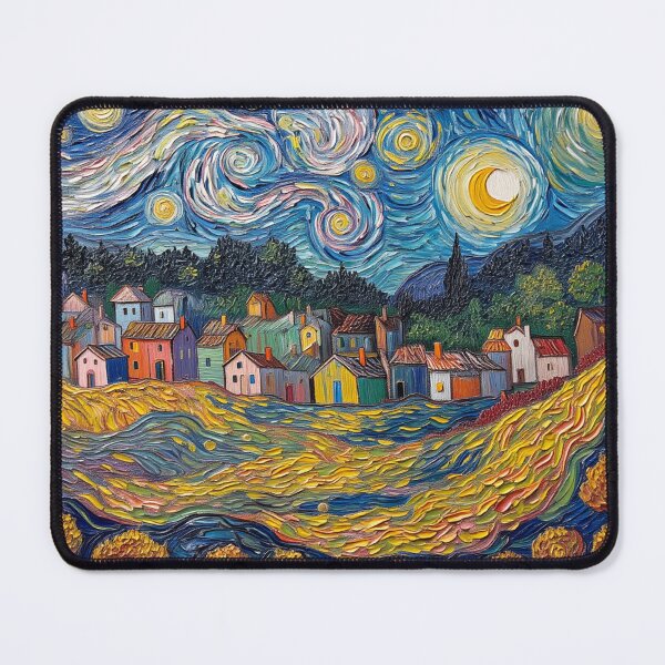 Item preview, Village under stars designed and sold by sid1802.