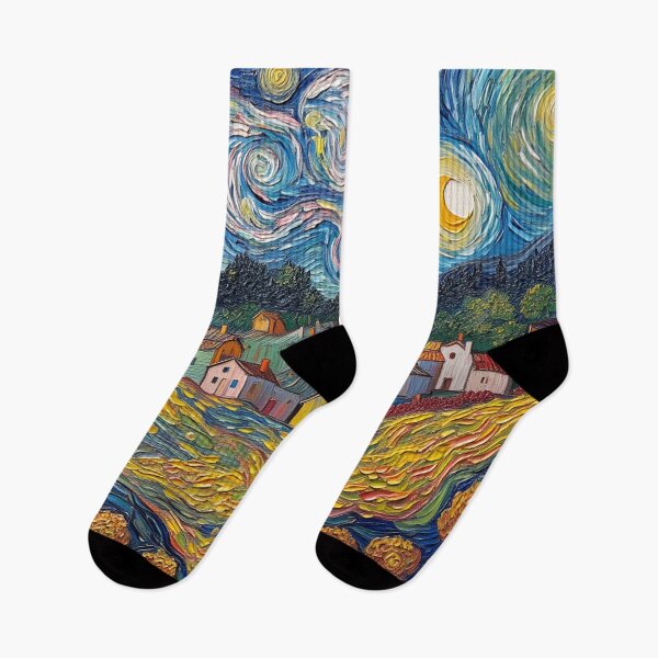 Item preview, Village under stars designed and sold by sid1802.