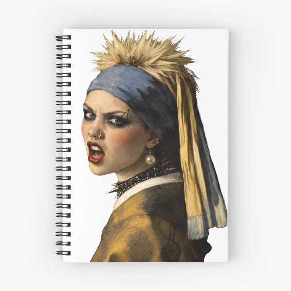 Item preview, La chica con un pendiente de perla punk designed and sold by cheeseonbread.