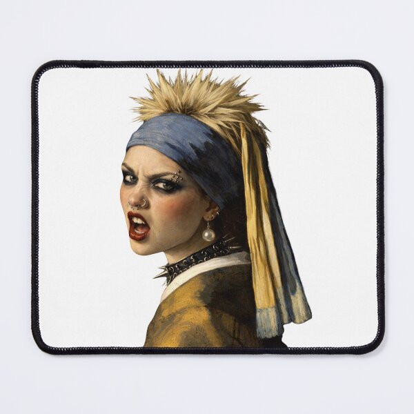 Item preview, Girl With A Pearl Earring Punk designed and sold by cheeseonbread.