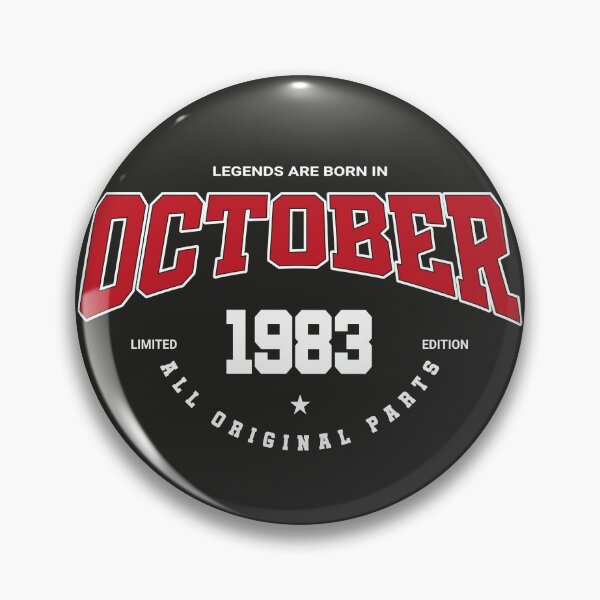 Item preview, October legends 1983 designed and sold by HB Shirts.