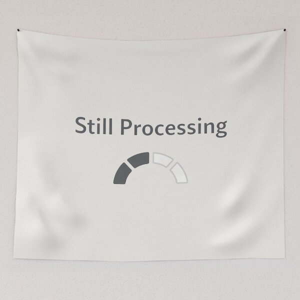 Item preview, Still Processing Minimalist Abstract State Design designed and sold by Ombrya.